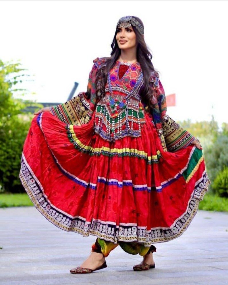 Nadia Afghan Kuchi Dress – Afghani Dress